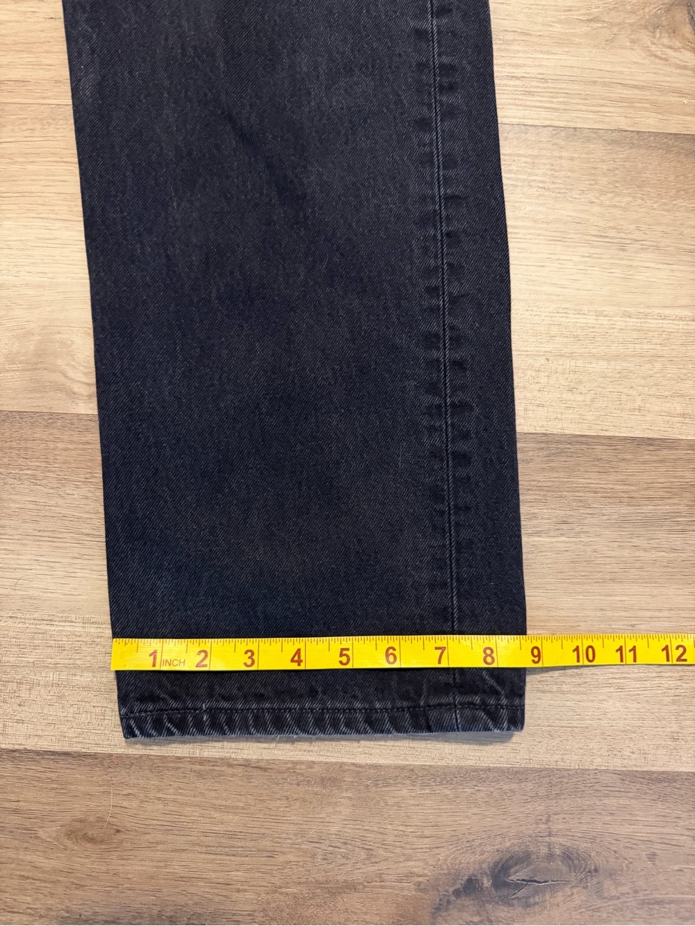 VTG Levi's 501 Button Fly Black Denim Jeans 36x30 tag 38x30 1999 Canada Made - Picture 15 of 15